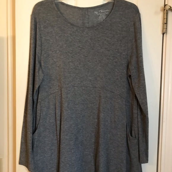 Chico's Tops - Chico’s Pocket Top With Button detail